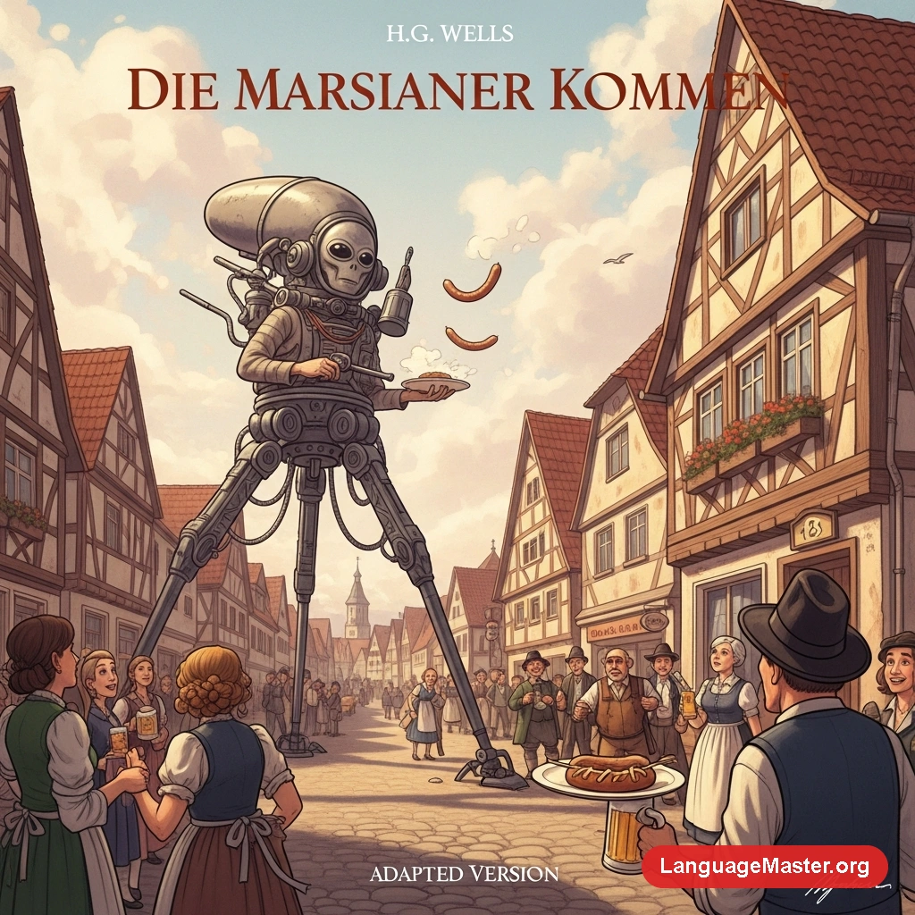 Die Marsianer Kommen Ein Lustiges Abenteuer In Deutschland cover