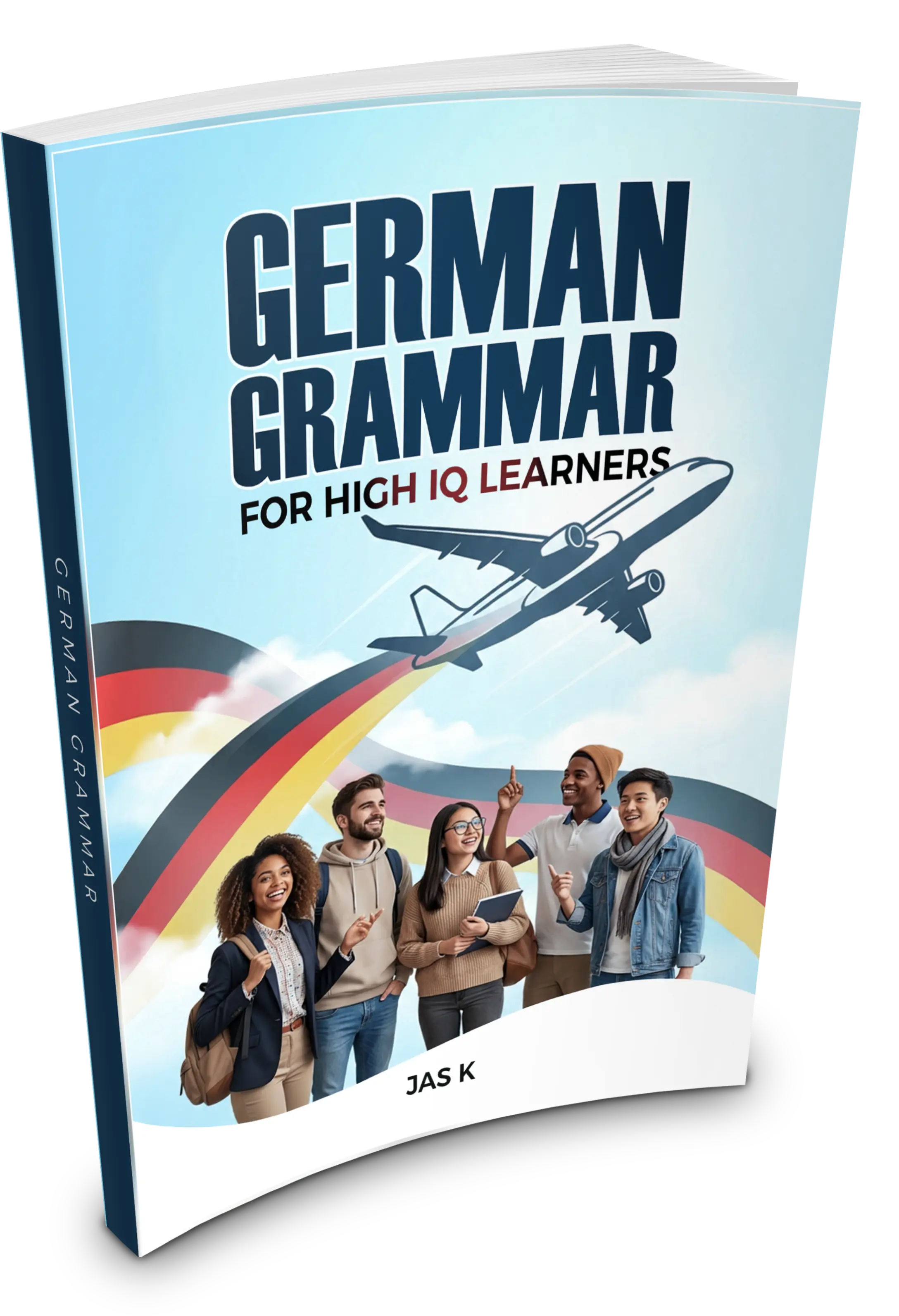 German Grammar For High IQ Learners Book Mockup